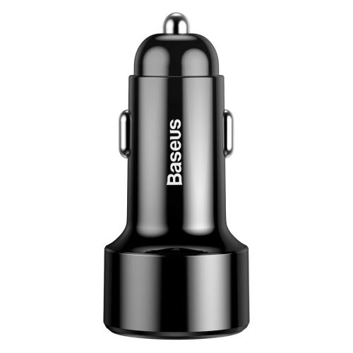 Baseus automobilinis įkroviklis Magic Series PPS skaitmeninis display (Type-C PD+Intelligent QC) 45 W CCMLC20C-01, juoda