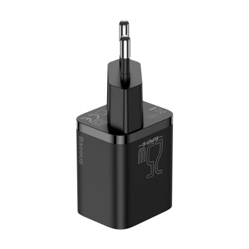 Baseus kelioninis įkroviklis Super Si 1C Quick įkroviklis 25 W (CCSP020101), juoda spalva