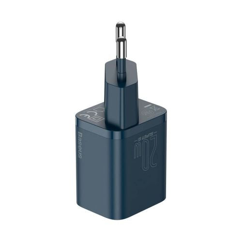 Baseus kelioninis įkroviklis set Super Si 1C PD greitasis įkroviklis 20 W (CCSUP-B03), mėlyna spalva