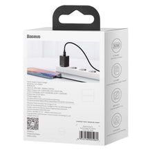 Baseus kelioninis įkroviklis Super Si 1C Quick įkroviklis PD 30 W (CCSUP-J01), juoda spalva