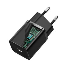 Baseus kelioninis įkroviklis Super Si 1C Quick įkroviklis PD 30 W (CCSUP-J01), juoda spalva