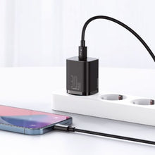 Baseus kelioninis įkroviklis Super Si 1C Quick įkroviklis PD 30 W (CCSUP-J01), juoda spalva