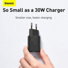 Baseus kelioninis įkroviklis Super Si 1C Quick įkroviklis PD 30 W (CCSUP-J01), juoda spalva