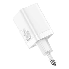 Baseus kelioninis įkroviklis Super Si Pro mini greitasis įkroviklis, C+U, PD 3.0, QC 3.0 30 W (CCSUPP-E02), balta spalva