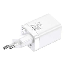 Baseus kelioninis įkroviklis Super Si Pro mini greitasis įkroviklis, C+U, PD 3.0, QC 3.0 30 W (CCSUPP-E02), balta spalva
