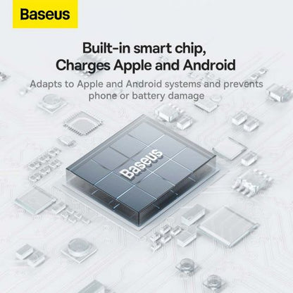 Baseus kelioninis įkroviklis Compact sieninis įkroviklis U+U, 10.5 W (CCXJ010202), balta spalva