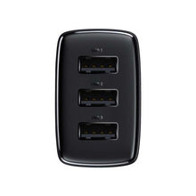 Baseus kelioninis įkroviklis Compact sieninis įkroviklis U+U+U, 17 W (CCXJ020101), juoda spalva