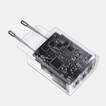 Baseus kelioninis įkroviklis Compact sieninis įkroviklis U+U+U, 17 W (CCXJ020101), juoda spalva