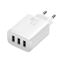 Baseus kelioninis įkroviklis Compact sieninis įkroviklis U+U+U, 17 W (CCXJ020102), balta spalva