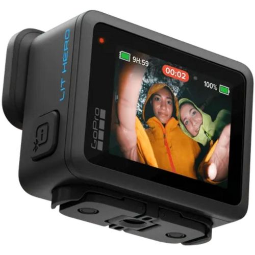 GoPro LIT HERO veiksmo kamera 4K ULTRA HD 3840X2160p, 60fps,, juoda spalva