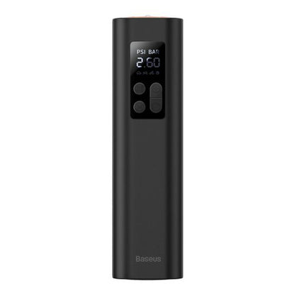 Baseus Car įrankis Super Mini Inflator Tyre Pump 15sec Fast Inflation, 4 Tires in 25 Minutes, (CRCQ000001), juoda spalva