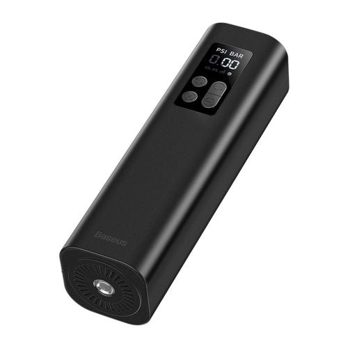 Baseus Car įrankis Super Mini Inflator Tyre Pump 15sec Fast Inflation, 4 Tires in 25 Minutes, (CRCQ000001), juoda spalva