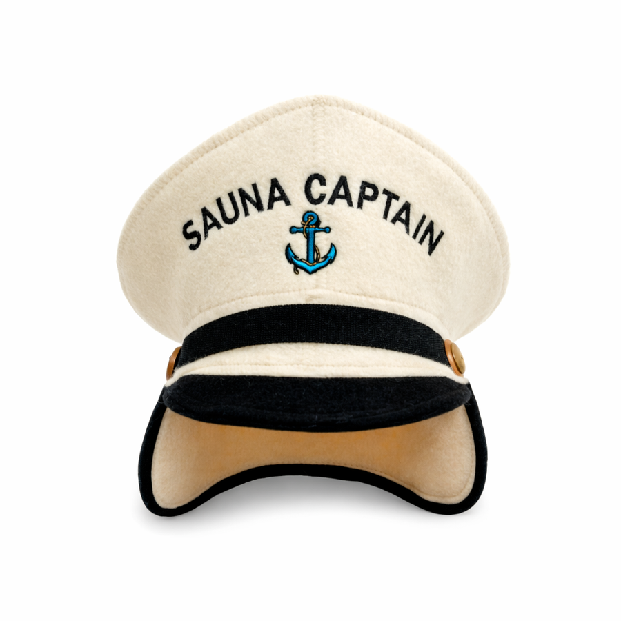Wool Sauna Hat – Sauna Captain | Premium Sauna Accessory