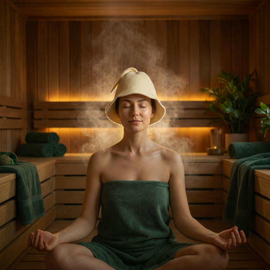 Sauna Hat 100% Wool