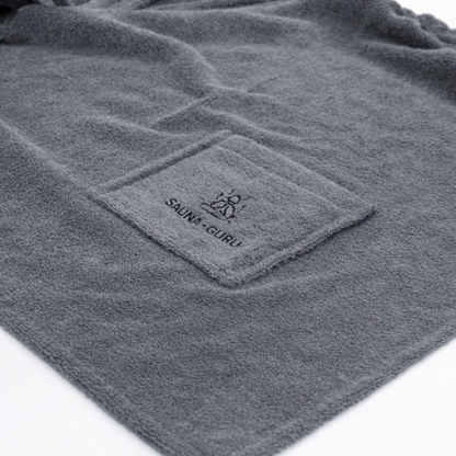 Women’s Sauna Wrap Towel with Pocket – 100% Cotton