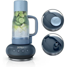 Ninja BlendBoss Blender 710ml su Removable Travel Cup, 3 Preset Mode Cyberspace DB351EUCY, juoda spalva