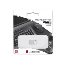 Kingston USB atmintinė 256 GB DataTraveler Micro USB 3.2 (DTMC3G2/256 GB), sidabrinė spalva