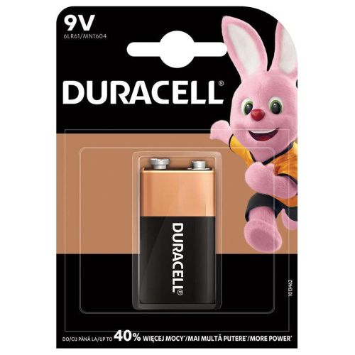 DURACELL baterija (6LR61) DL Alkaline Basic (1 baterija / blister) 9V