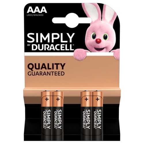 DURACELL baterija (AAA) LR03 Alkaline Basic (4 batteries / blister) 1.5V