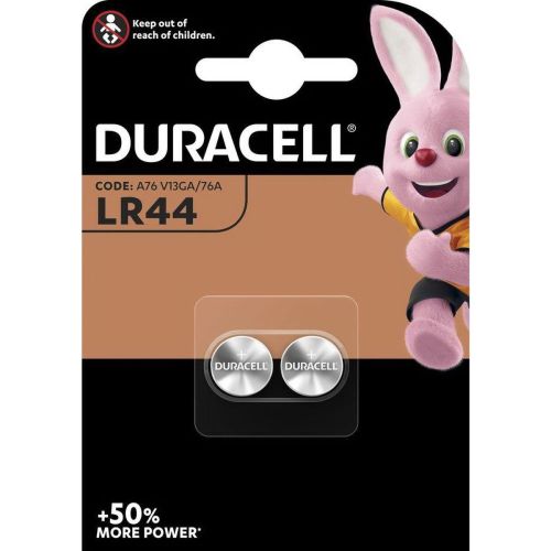 DURACELL baterija (LR44) Button Alkaline (2 baterija / blister) 1.55V