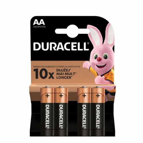 DURACELL baterija (AA) LR6 Alkaline Basic (4 batteries / blister) 1.5V