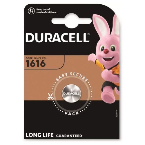 DURACELL baterija (CR1616) Button Lithium (1 baterija / blister) 3V