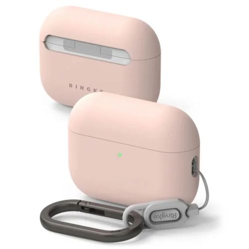 Ringke AirPods Pro 3 dėklas Silicone, rožinio smėlio spalva