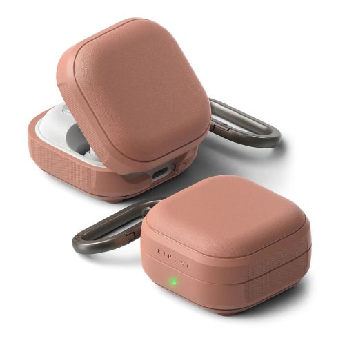 Ringke Buds4/4 Pro dėklas Onyx magnetinis Constant Coral, skaidri spalva