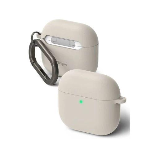 Ringke AirPods 4 dėklas Silicone, akmens spalva