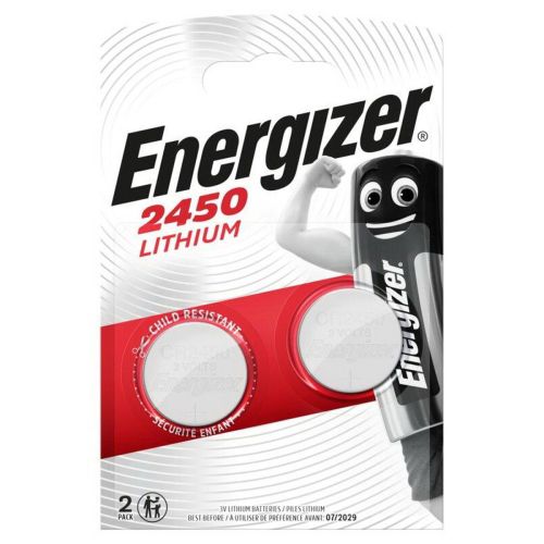 Energizer baterija (CR2450) Button Lithium (2 batteries / blister) 3V