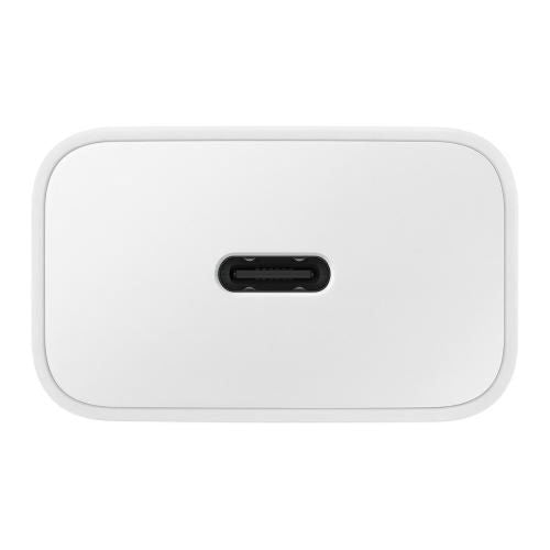 Samsung kelioninis įkroviklis 15 W EP-T1510X su Type-C į USB-C laidas (1m) (EP-T1510XWEGEU), balta spalva