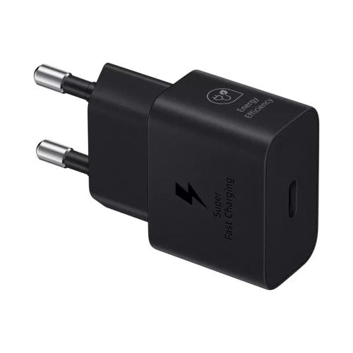 Samsung kelioninis įkroviklis 25 W EP-T2510X PD 3.0 su Type-C į USB-C laidas (1m) (EP-T2510XBEGEU), juoda spalva