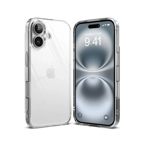 Ringke iPhone 16 dėklas Fusion, skaidri spalva