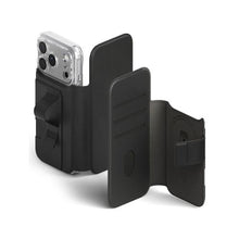 Ringke iPhone 17 Pro dėklas Folio Grip Wallet magnetinis, juoda spalva