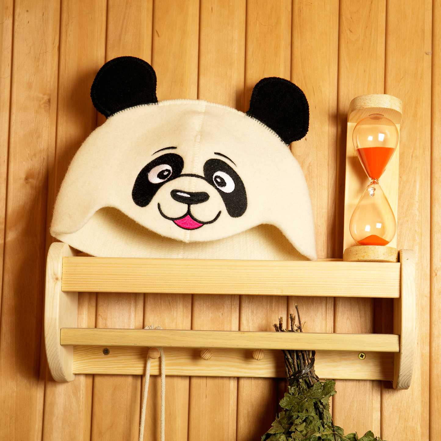 Sauna Hat 'Panda' 100% Wool