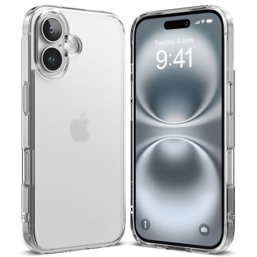 Ringke iPhone 16 dėklas Fusion, matinė skaidri spalva