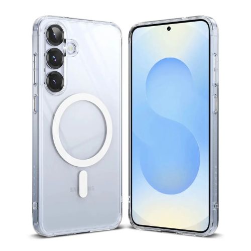 Ringke Galaxy S25 Plus dėklas Fusion magnetinis, skaidri spalva