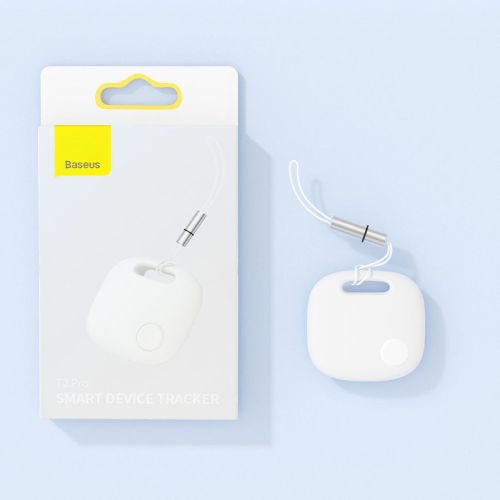 Baseus Home Intelligent T2 Pro Keychain belaidis Key ir Other Object Finder BT 5.0 (FMTP000002), balta spalva
