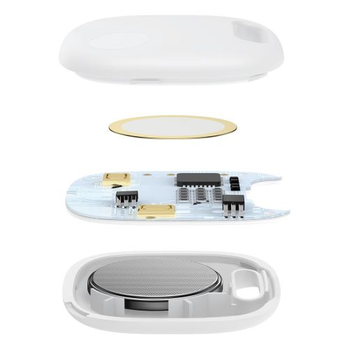 Baseus Home Intelligent T2 Pro Keychain belaidis Key ir Other Object Finder BT 5.0 (FMTP000002), balta spalva
