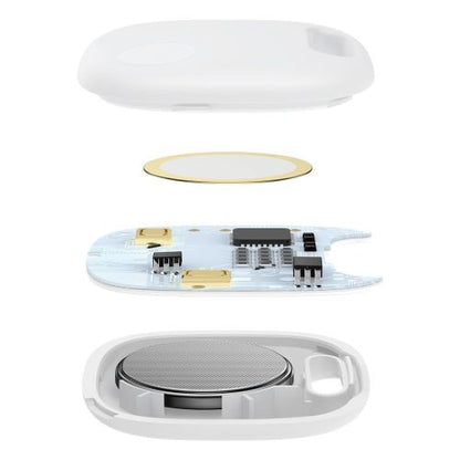 Baseus Home Intelligent T2 Pro Keychain belaidis Key ir Other Object Finder BT 5.0 (FMTP000002), balta spalva