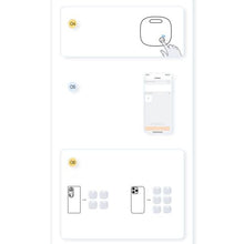 Baseus Home Intelligent T2 Pro Keychain belaidis Key ir Other Object Finder BT 5.0 (FMTP000002), balta spalva