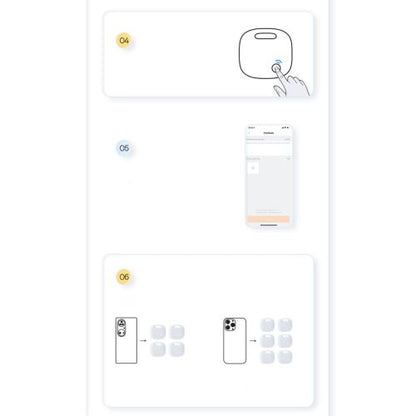 Baseus Home Intelligent T2 Pro Keychain belaidis Key ir Other Object Finder BT 5.0 (FMTP000002), balta spalva