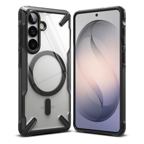 Ringke Galaxy S26 dėklas Fusion X magnetinis, juoda spalva