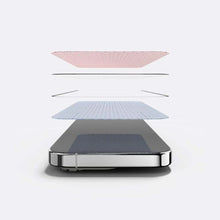 Ringke iPhone 15 Pro ekrano apsauga Premium grūdintas stiklas 9H su installation jig, skaidri spalva