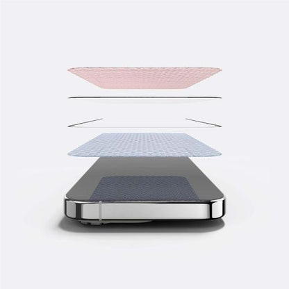 Ringke iPhone 15 Pro ekrano apsauga Premium grūdintas stiklas 9H su installation jig, skaidri spalva