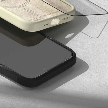 Ringke iPhone 15 Pro ekrano apsauga Premium grūdintas stiklas 9H su installation jig, skaidri spalva