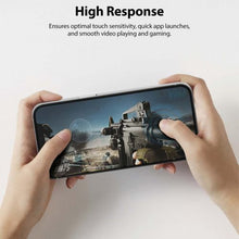 Ringke iPhone 13/13 Pro ekrano apsauga Invisible Defender ID grūdintas stiklas, juoda spalva