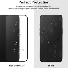 Ringke iPhone 13/13 Pro ekrano apsauga Invisible Defender ID grūdintas stiklas, juoda spalva