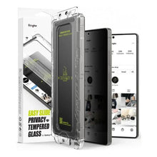 Ringke Galaxy S25 Ultra ekrano apsauga Premium Easy Slide Privacy grūdintas stiklas 9H su installation jig (2 vnt.), skaidri