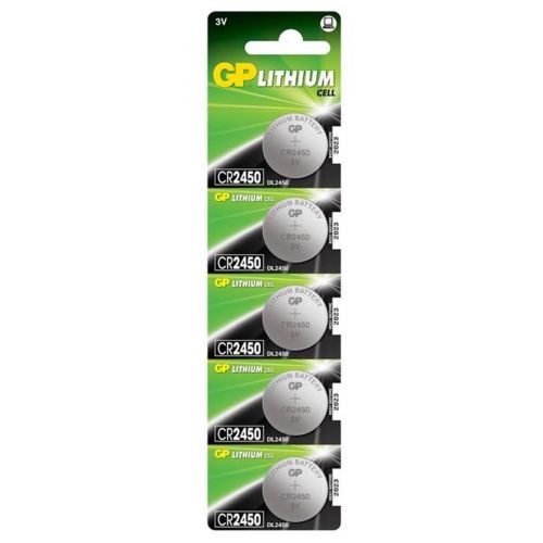 GP baterija (CR2450) Lithium coin, CR2450-7U5 (1 pcs) 3V